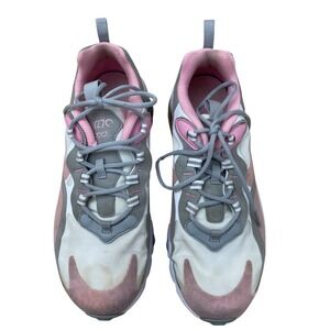 Nike Air Max 270 React White Grey Pink Women's Sneakers Size 7